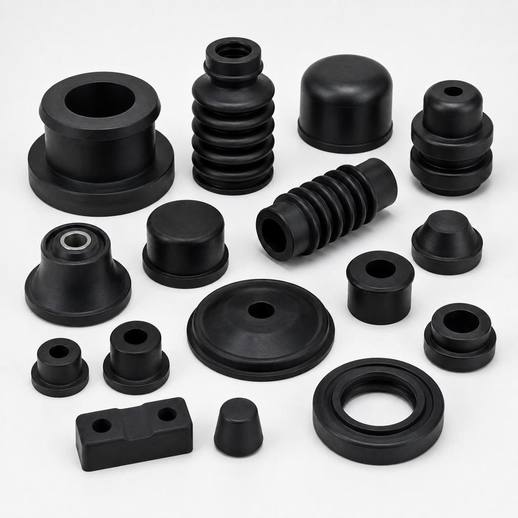 Moulded rubber parts